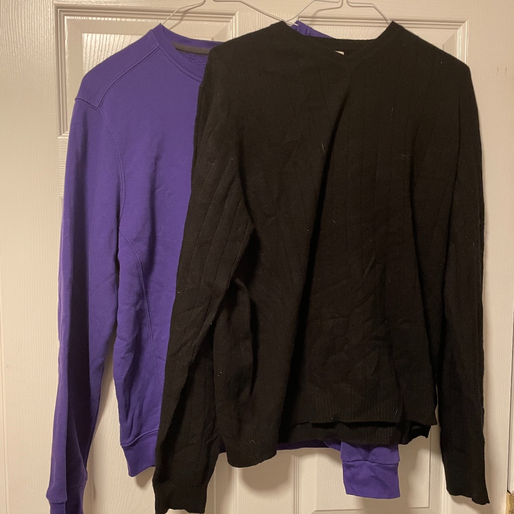 Two Size Large Sweaters Bundle